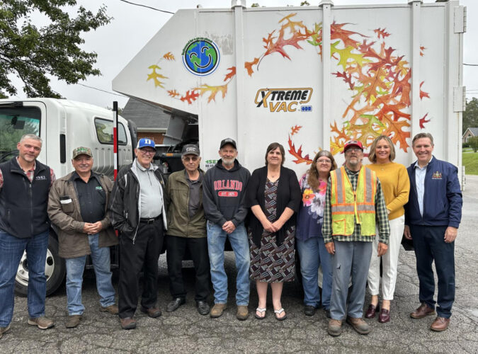 Takac assists in purchase of leaf collection truck in Snow Shoe Boro | News, Sports, Jobs - Vimarsana News