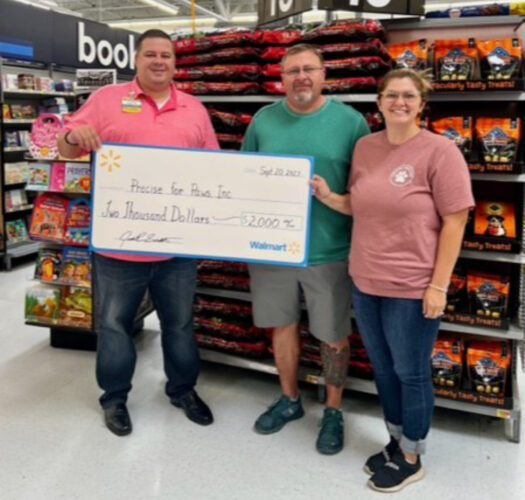 MH Walmart donates to Precise for Paws | News, Sports, Jobs - Vimarsana News