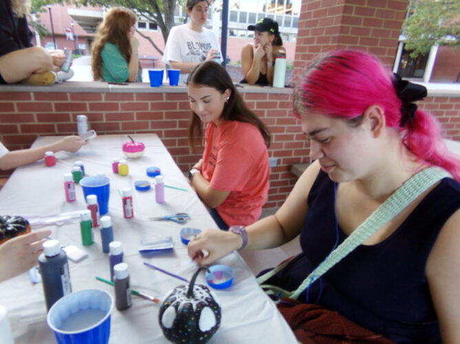 CU-Lock Haven Social Work Club sponsors Halloween pumpkin painting event | News, Sports, Jobs - Vimarsana News