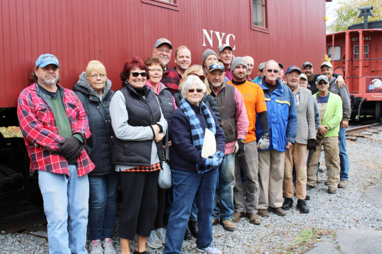 Historical Society welcomes restored NYC wooden caboose to Castanea Train Station | News, Sports, Jobs - Vimarsana News
