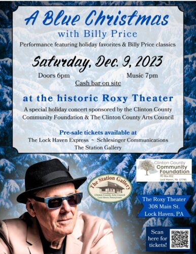 Holiday concert coming Dec. 9; 'A Blue Christmas with Billy Price' set as fundraiser for two nonprofits | News, Sports, Jobs - Vimarsana News