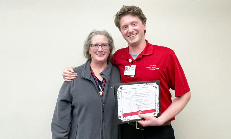 Mount Nittany Health celebrates Employee of the Month, Jack Swarm | News, Sports, Jobs - Vimarsana News