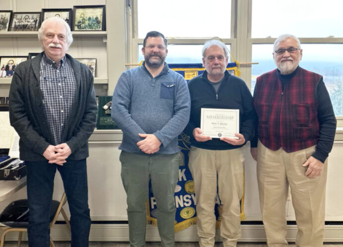 Lock Haven Kiwanis inducts Anastos into club | News, Sports, Jobs - Vimarsana News