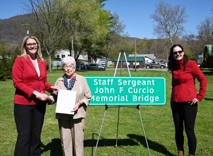 'Connecting the Community': Bridge dedicated to Staff Sgt. John F. Curcio in North Bend | News, Sports, Jobs - Vimarsana News