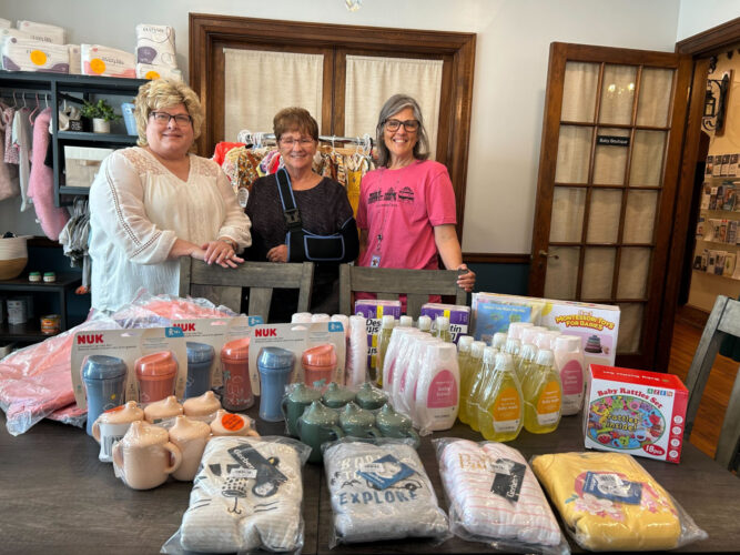 Kiwanis Club of BENV makes generous donations to Pregnancy Resource Clinic’s Baby Boutique