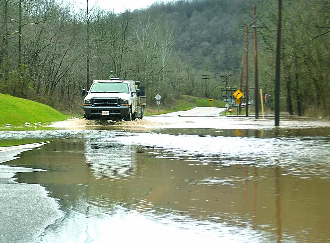 Flooding the region Severe storms cause high water, road closures