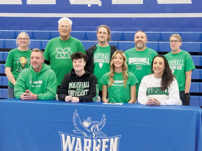 Warren’s Starcher signs with Marshall track