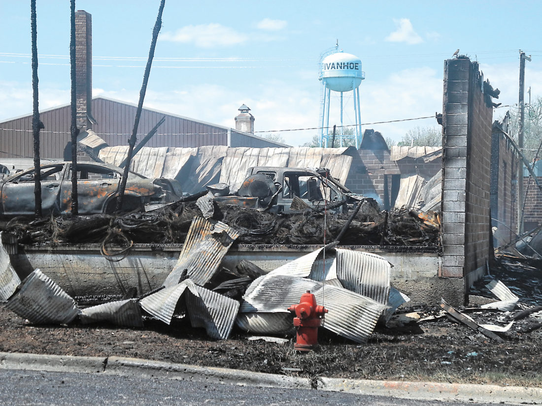 Fire destroys auto business in Ivanhoe News, Sports, Jobs Marshall