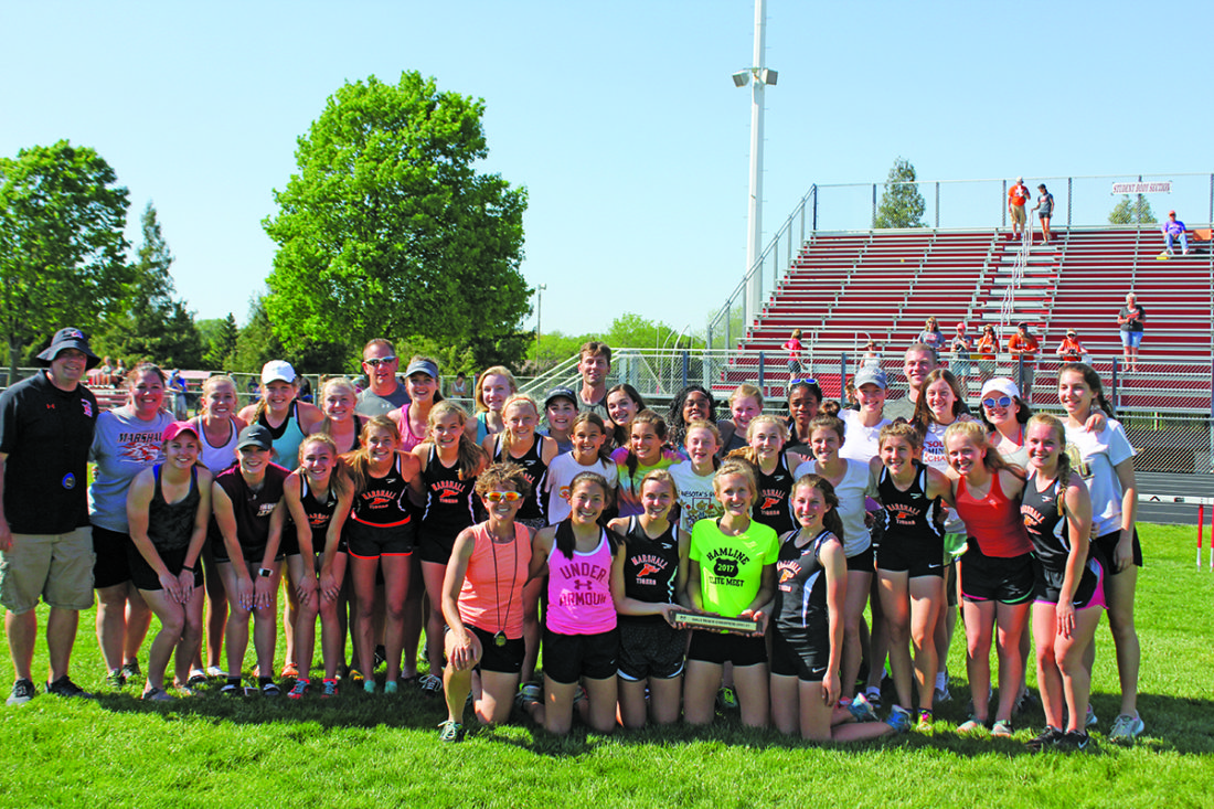 PREP TRACK AND FIELD Marshall girls take home first, boys second at