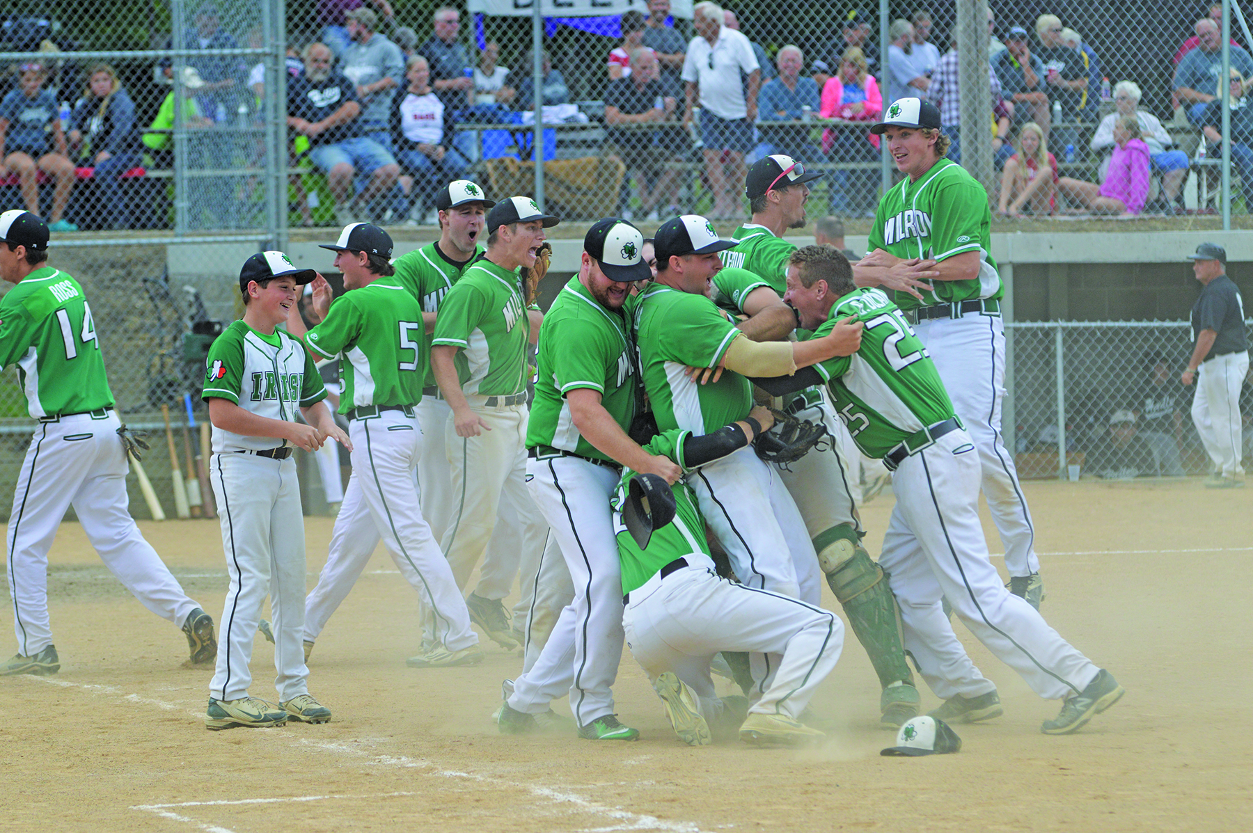 AMATEUR BASEBALL Resilient Irish look to continue toughness at state
