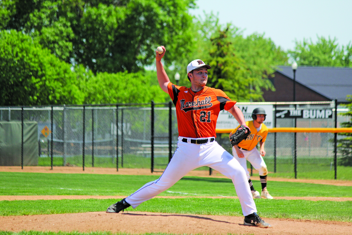 SECTION BASEBALL Marshall opens up section play with 73 victory over
