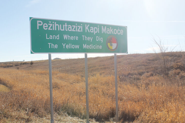 Highway signs feature Dakota name for Upper Sioux Community | News, Sports, Jobs - Vimarsana News