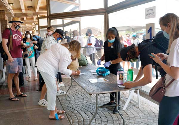 County's post-travel testing launches with over 400 swabs | News, Sports, Jobs - Vimarsana News
