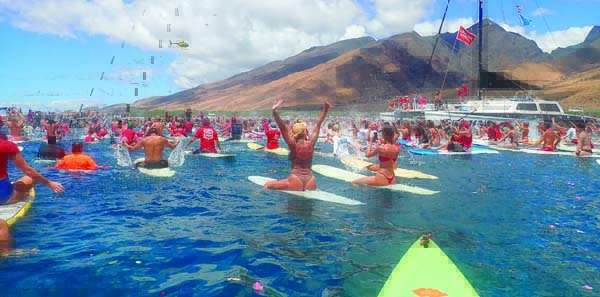 Hundreds paddle to heal, grieve after fires | News, Sports, Jobs - Vimarsana News