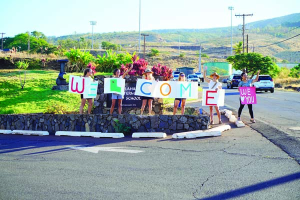 Students get a warm welcome as Lahaina Intermediate reopens | News, Sports, Jobs - Vimarsana News