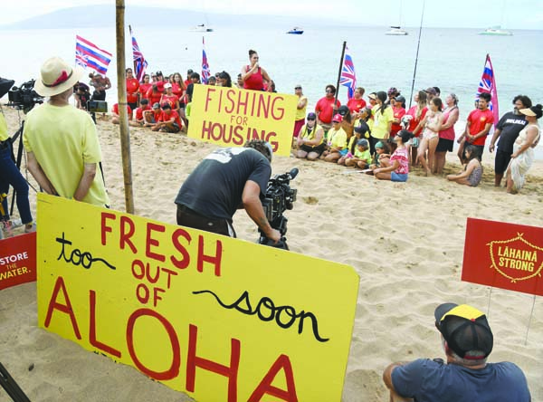 'Fish-in' calls for long-term housing for wildfire victims | News, Sports, Jobs - Vimarsana News