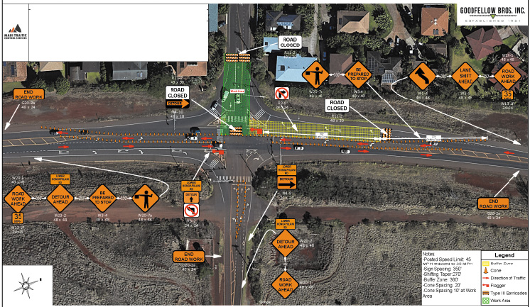Honoapiilani Highway to close at Akahele Street in Kapalua for waterline work | News, Sports, Jobs - Vimarsana News
