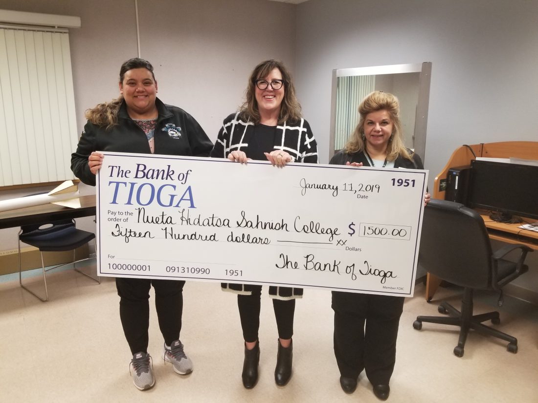 Tioga bank donates to student success at NHSC