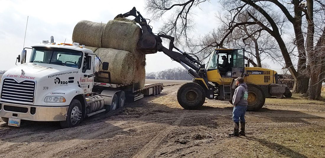 Farm Rescue delivers first load of hay in Nebraska this week News