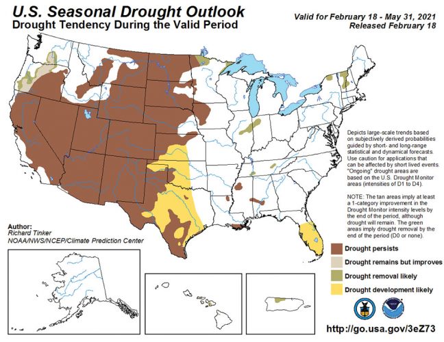 Drought likely to persist or worsen for North Dakota says National Weather Service | News, Sports, Jobs - Vimarsana News
