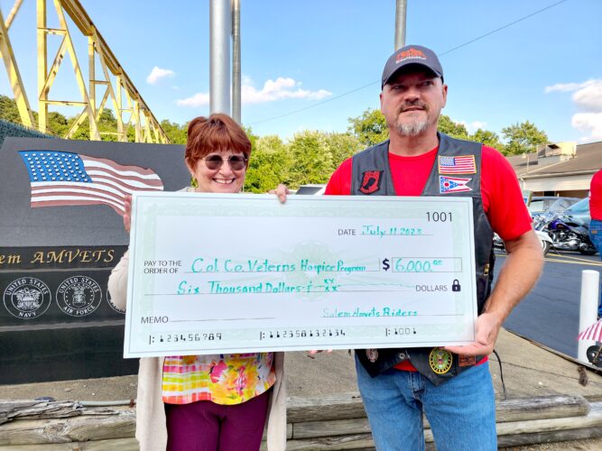 Groups raise $6K for Community Hospice Veterans Program | News, Sports, Jobs - Vimarsana News