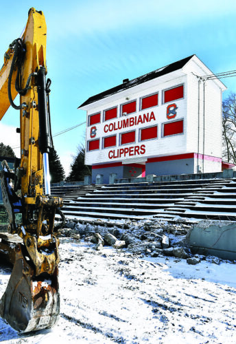 Stadium work begins | News, Sports, Jobs - Vimarsana News