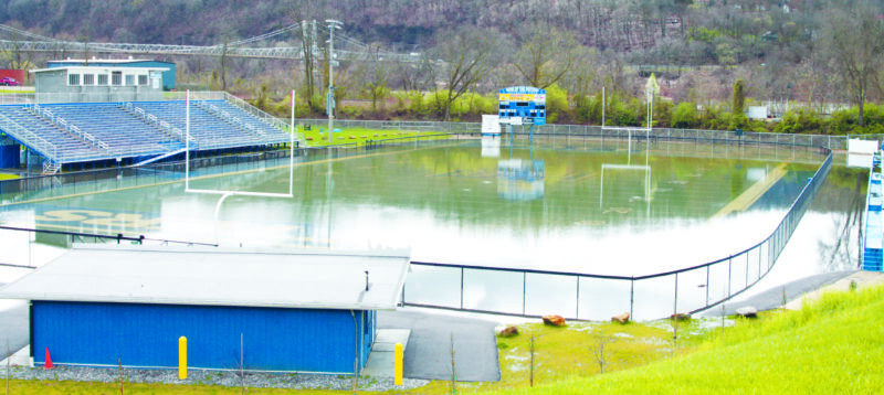 Patterson Field floods, but officials report no damage to turf | News, Sports, Jobs - Vimarsana News