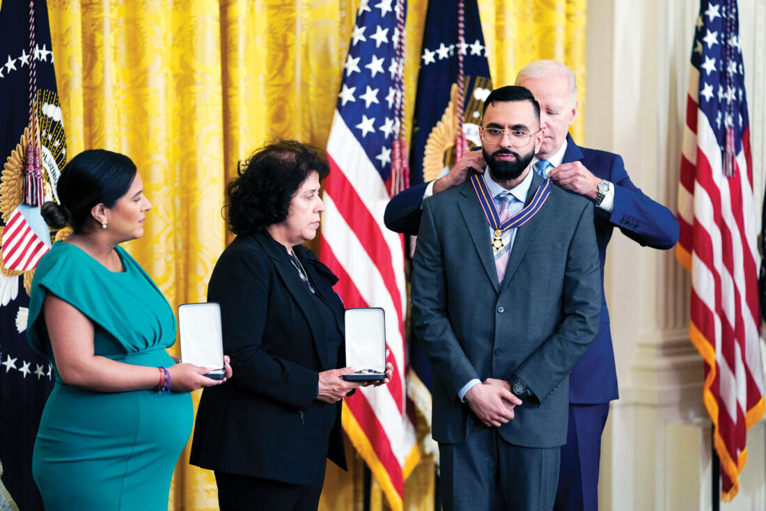 'True heroism': Biden honors nine with Medal of Valor | News, Sports, Jobs - Vimarsana News