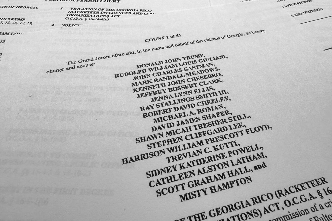 Trump, 18 allies indicted in Georgia over 2020 election meddling | News, Sports, Jobs - Vimarsana News