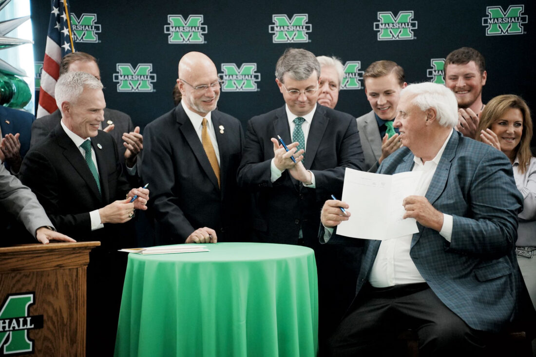 Gov. Justice signs bills for Marshall cybersecurity center, firefighter funding | News, Sports, Jobs - Vimarsana News