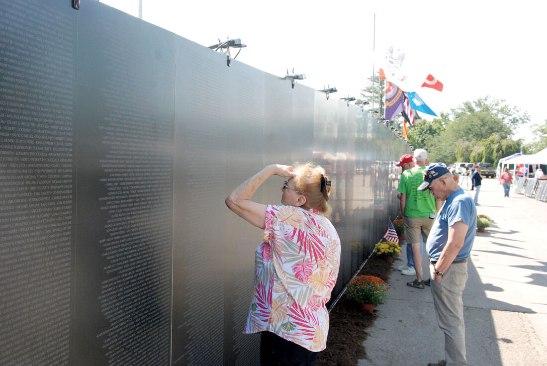 Traveling Vietnam Wall welcomed to City Park | News, Sports, Jobs - Vimarsana News