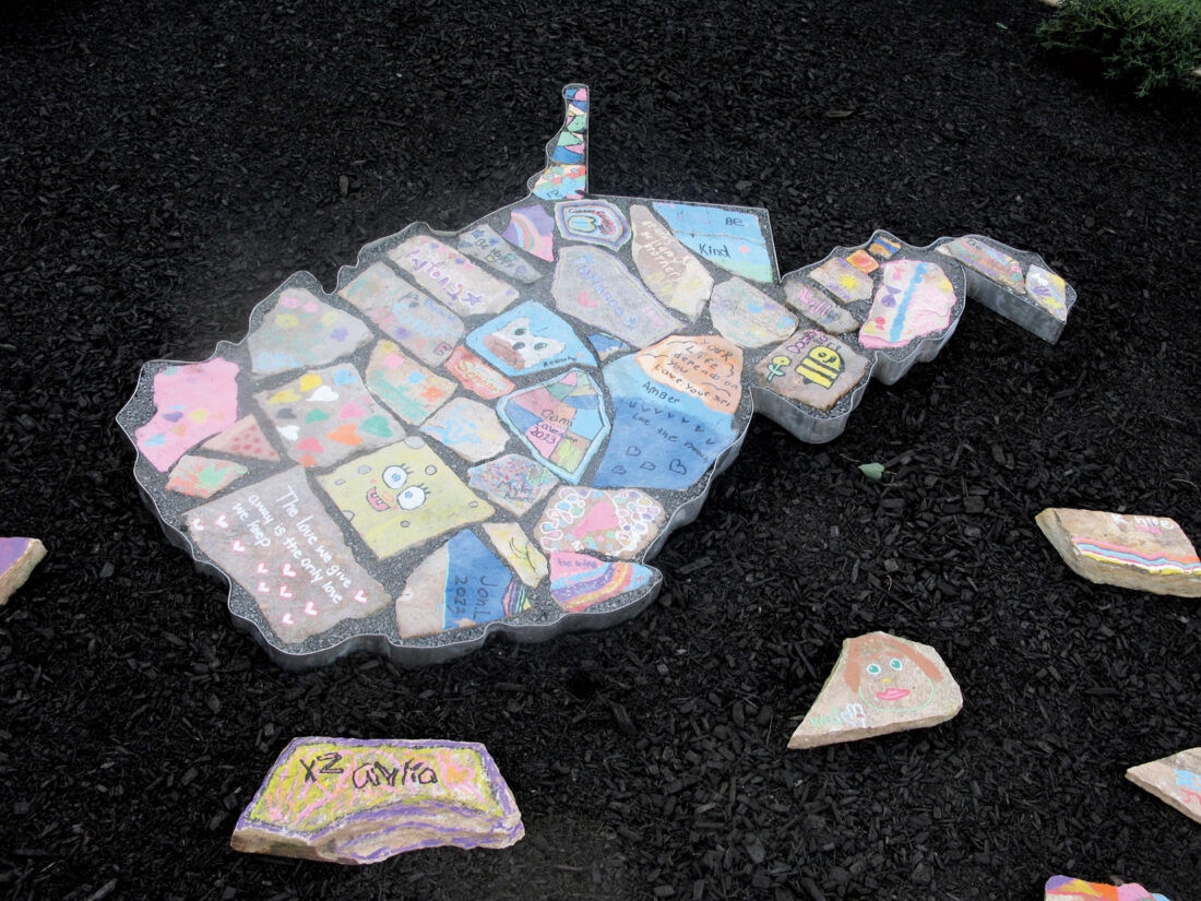 New landscaping features art from National Night Out participants | News, Sports, Jobs - Vimarsana News