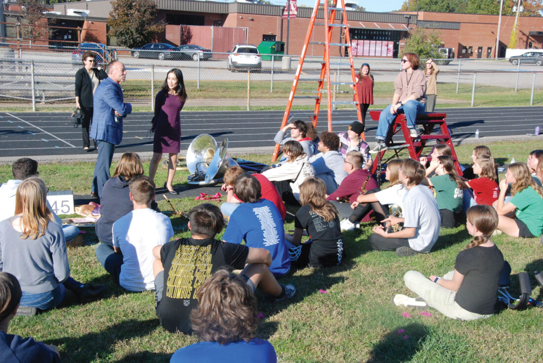 Thank You Notes: After donation, Williamstown band performs for Save The Music exec | News, Sports, Jobs - Vimarsana News