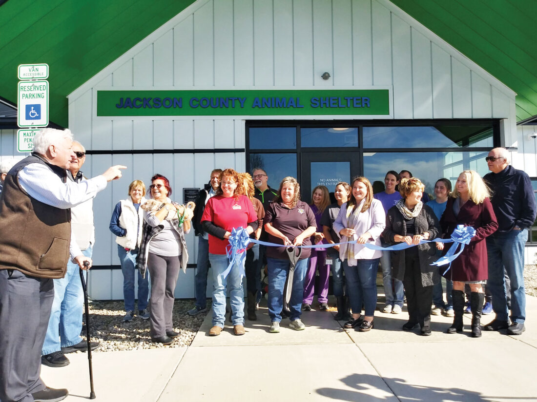 A New Leash on Life: Ribbon-cutting ceremony opens Jackson County Animal Shelter | News, Sports, Jobs - Vimarsana News