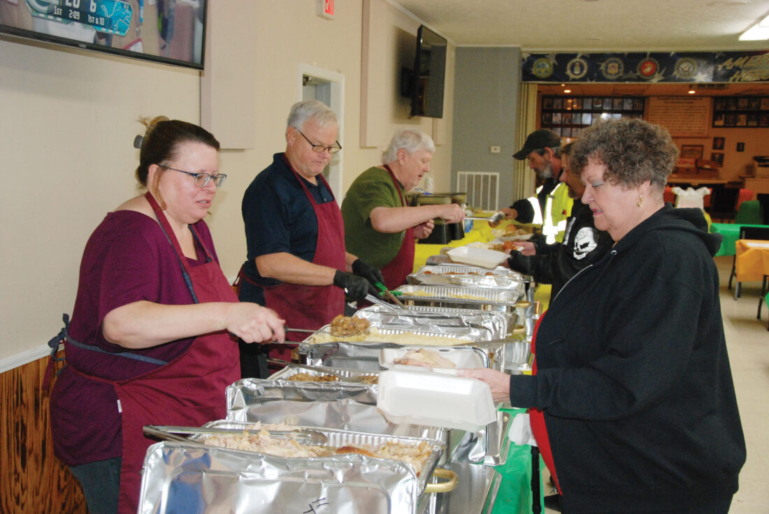 American Legion Post 159 serves up Thanksgiving dinners and smiles | News, Sports, Jobs - Vimarsana News