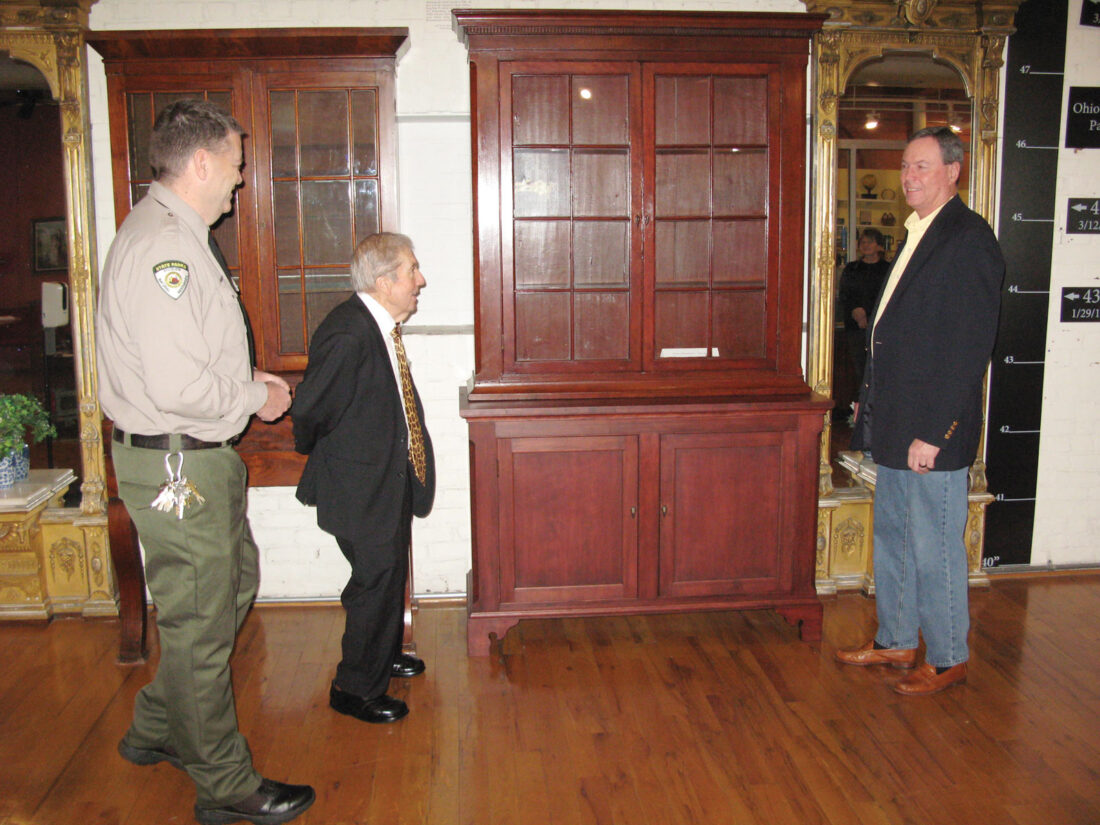Right Where It Belongs: Family donates cupboard believed owned by the Blennerhassetts to state park | News, Sports, Jobs - Vimarsana News