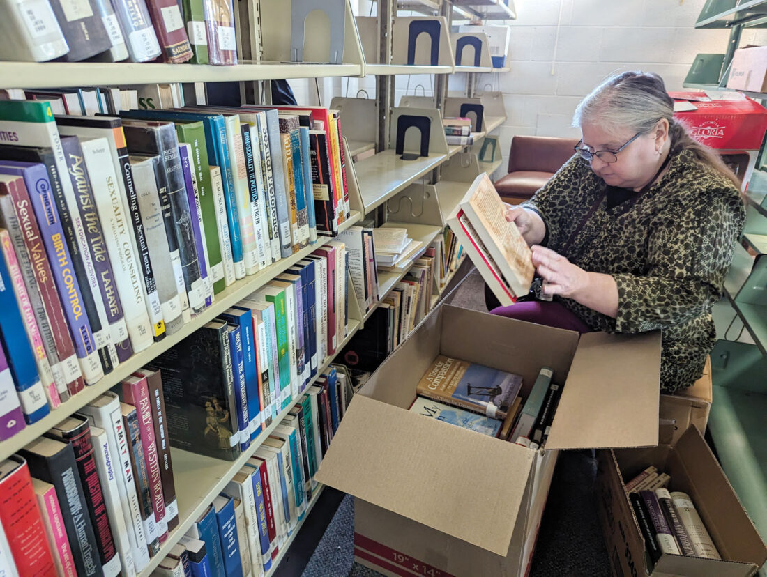 Books from former OVU library being donated as WVUP works on buildings | News, Sports, Jobs - Vimarsana News