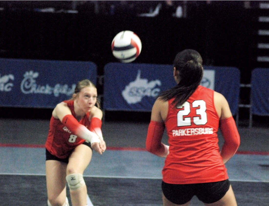 Big Reds swept by defending state champ Hedgesville at state volleyball