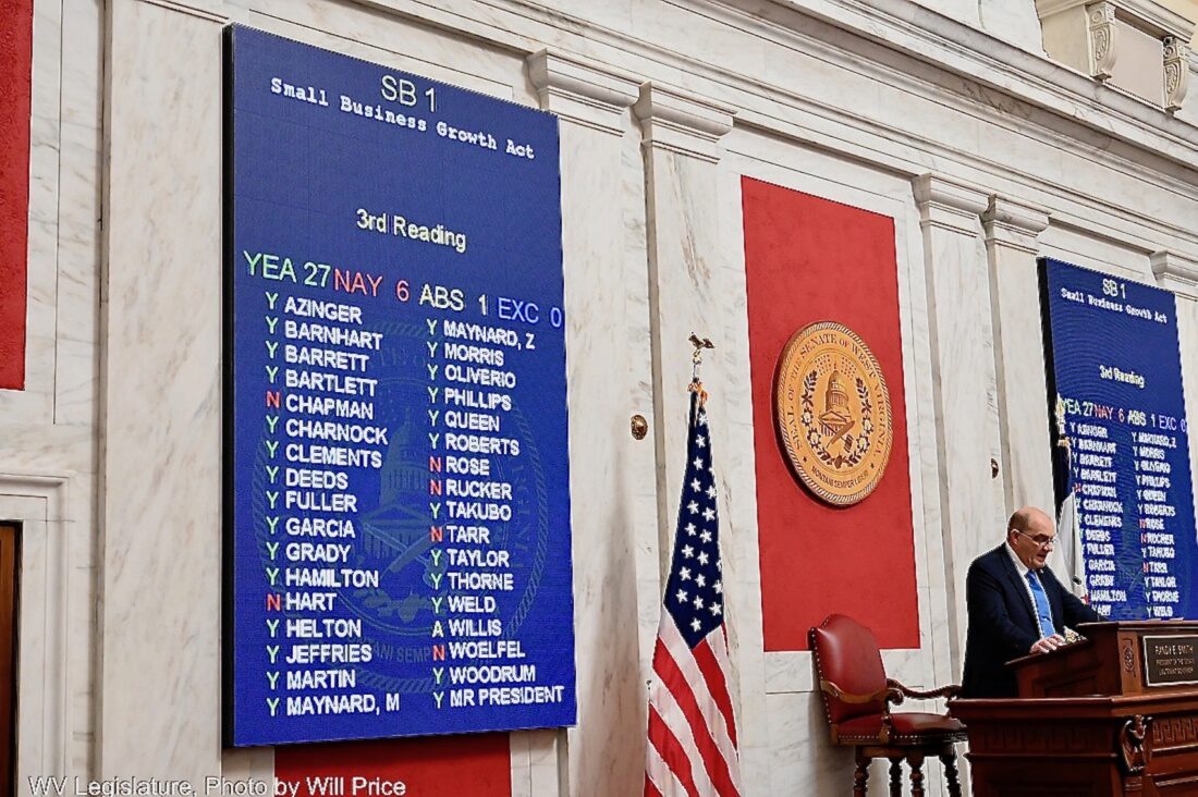 Morrisey holds ceremonial signing for Small Business Growth Act