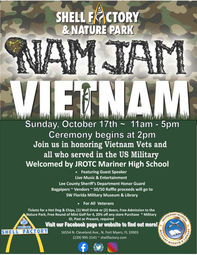 Nam Jam returns to Shell Factory this Sunday | News, Sports, Jobs - Vimarsana News