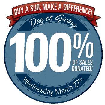 Golisano Children's Hospital is beneficiary for Jersey Mike's March 29 Day of Giving | News, Sports, Jobs - Vimarsana News