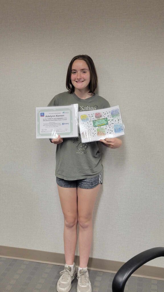Traer student wins 3rd place in Money Smart Week Poster Contest | News, Sports, Jobs - Vimarsana News