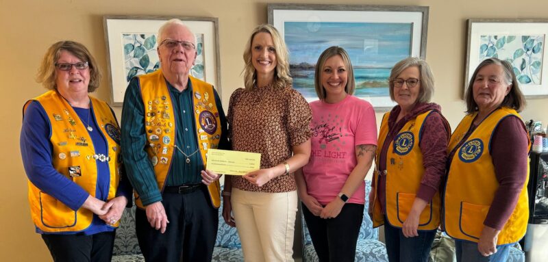 Lions Donate to "B The Light" | News, Sports, Jobs - Vimarsana News