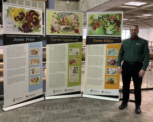 Minn. Seedswomen traveling exhibit on display at NU Library