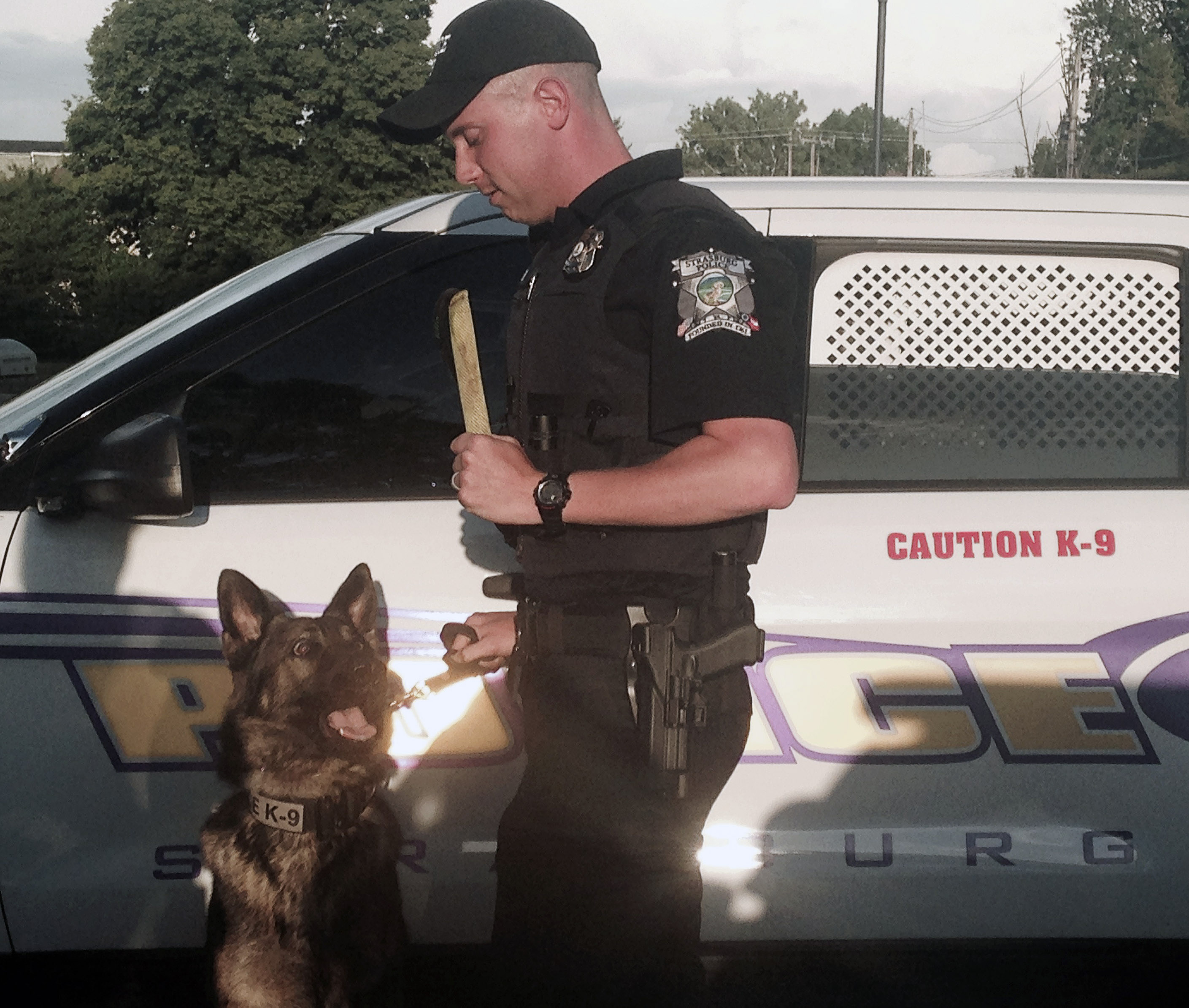 Argo, a dog with a passport, helps police watch over Strasburg News