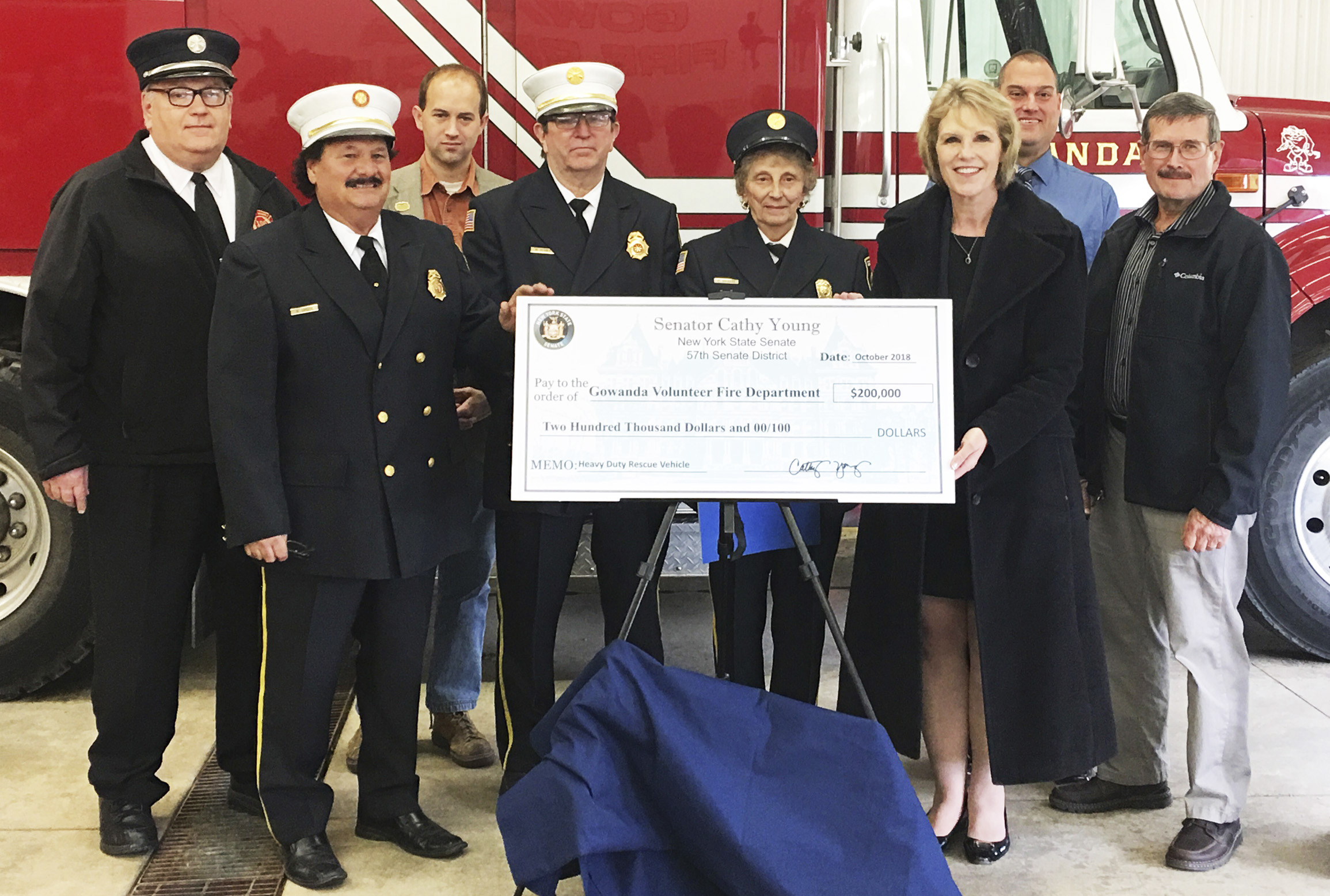 Gowanda receives grant for new rescue truck News, Sports, Jobs Observer Today