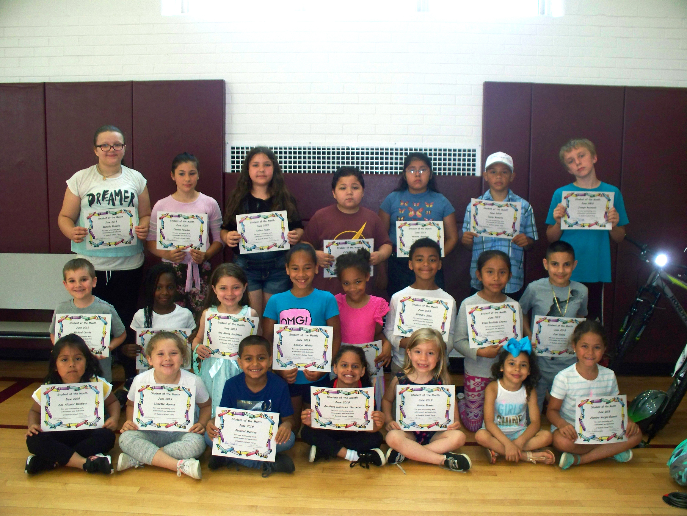 Dunkirk School 3 Students of the Month News, Sports, Jobs Observer