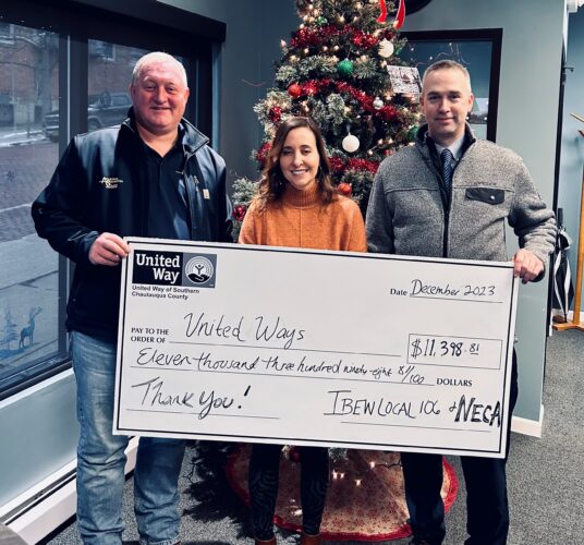 IBEW Local 106, NECA contribute to United Way campaign | News, Sports, Jobs - Vimarsana News