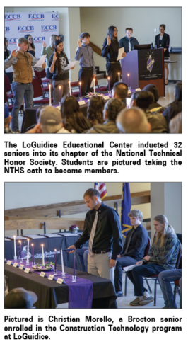 Seniors join National Technical Honor Society at BOCES