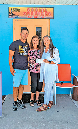 Rotary presents check to Beacon | News, Sports, Jobs - Vimarsana News
